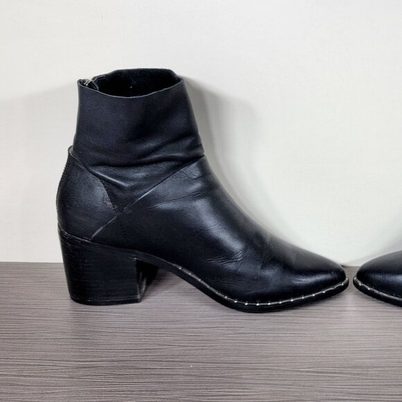Treasure & Bond Farrah Studded Bootie, Black Leather, Womens Size 8 M - Picture 7 of 15